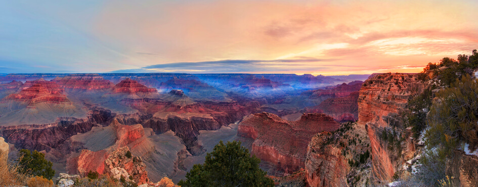 grand canyon at sunset