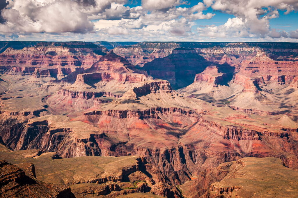 The Grand Canyon as viewed from Mather Point.