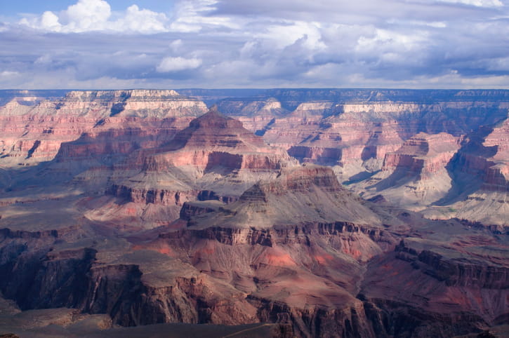 View of Grand Canyon from the South Rim.